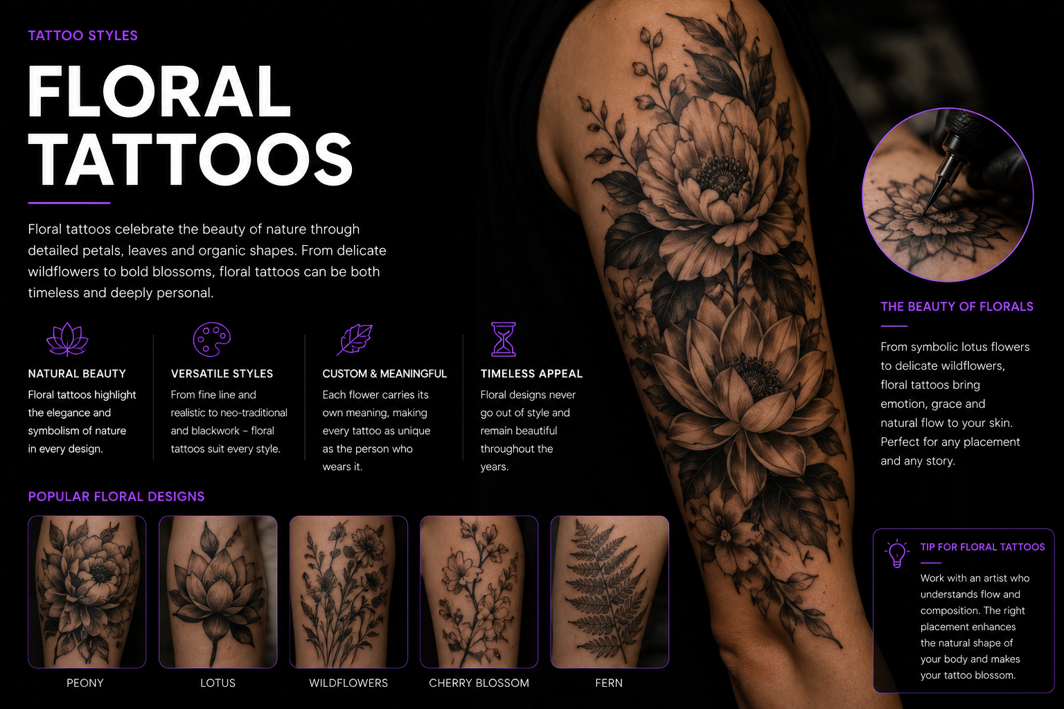 Floral Tattoos