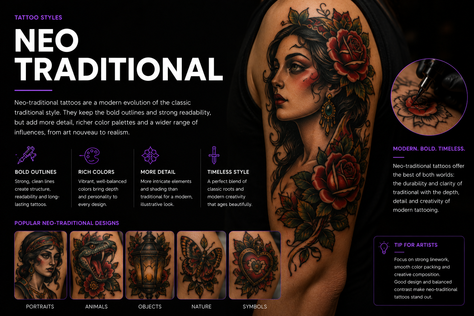 Neo Traditional Tattoos