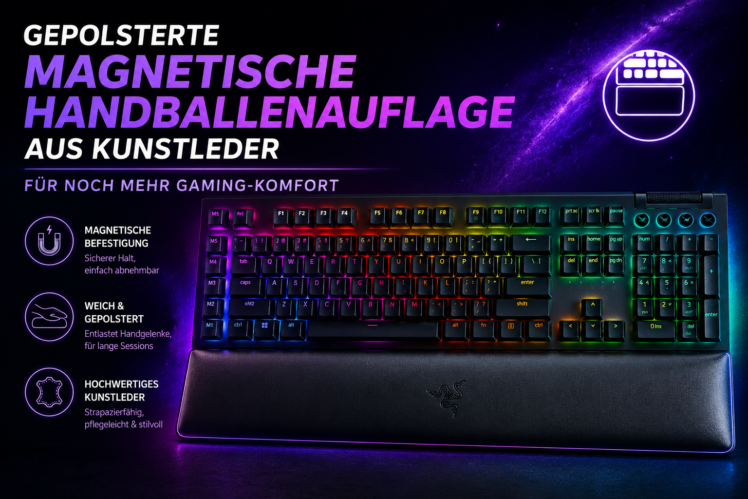Razer BlackWidow V4 Mechanische Gaming Tastatur Chroma RGB