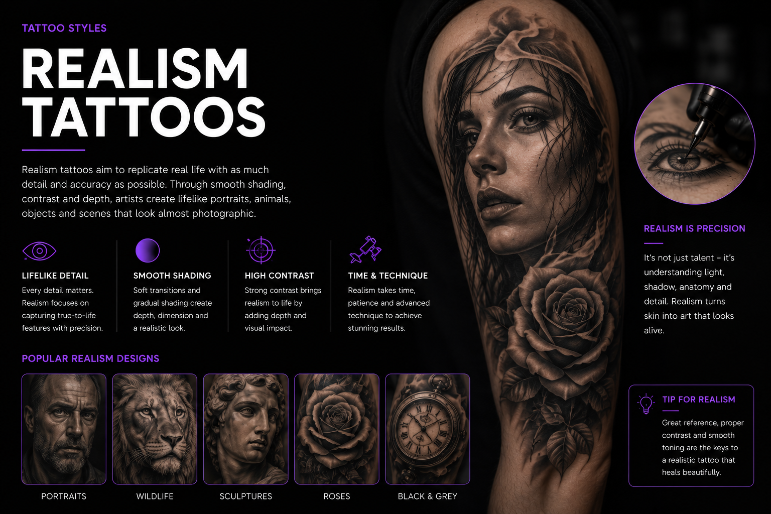 Realism Tattoos