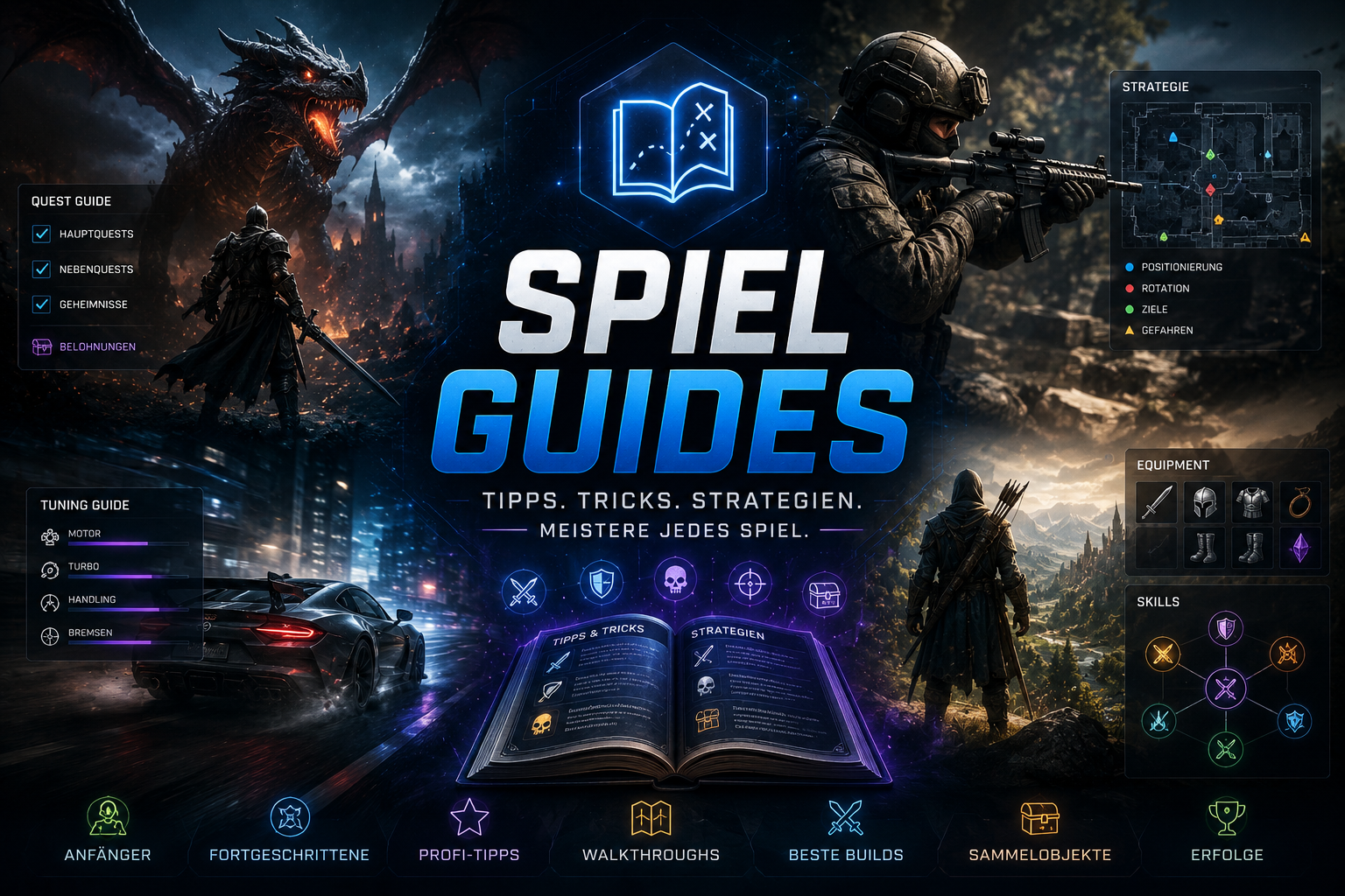 Vellnox Guides Header mit Gaming, Technik und digitalen Anleitungen